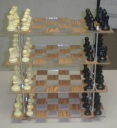 Quadlevel 3DChess and Checkers
